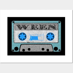 ween blue cassette Posters and Art